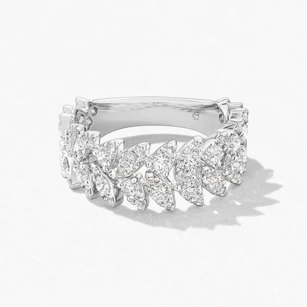 18K Hearts on Fire Aerial Double Dewdrop Ring Harris Jeweler Troy, OH