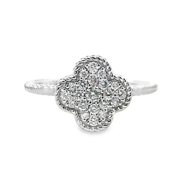 Flower Diamond Ring Harris Jeweler Troy, OH