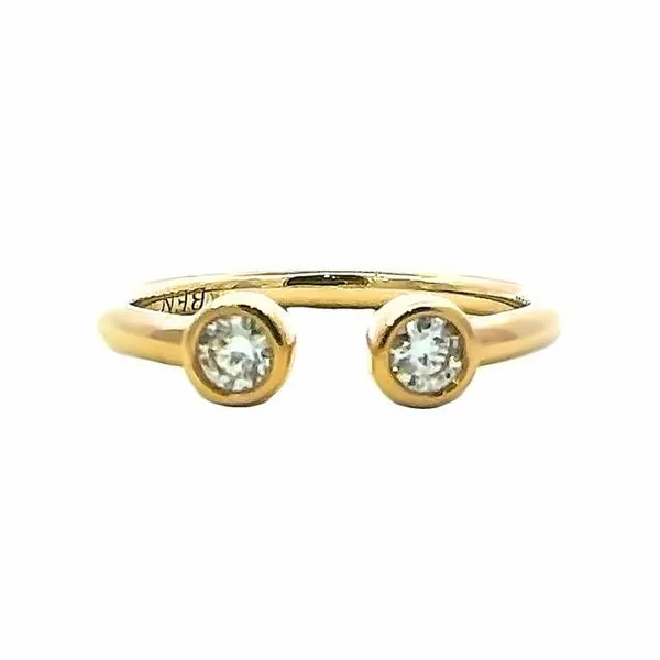 2-Stone Yellow Gold Ring Harris Jeweler Troy, OH