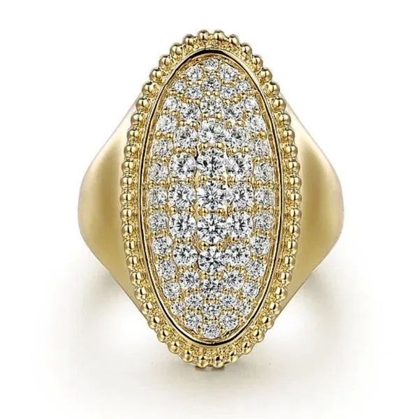 Gabriel & Co Bujukan Signet Ring Harris Jeweler Troy, OH