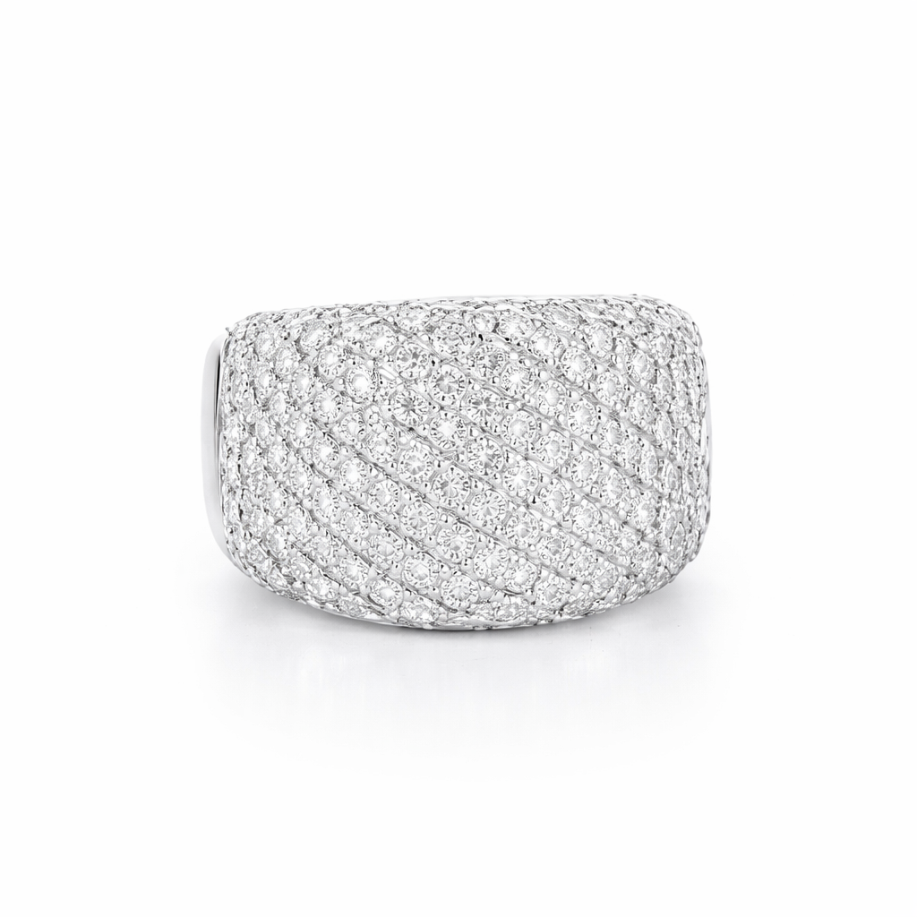 HJNAM 14K White Gold Diamond Fashion Ring Harris Jeweler Troy, OH