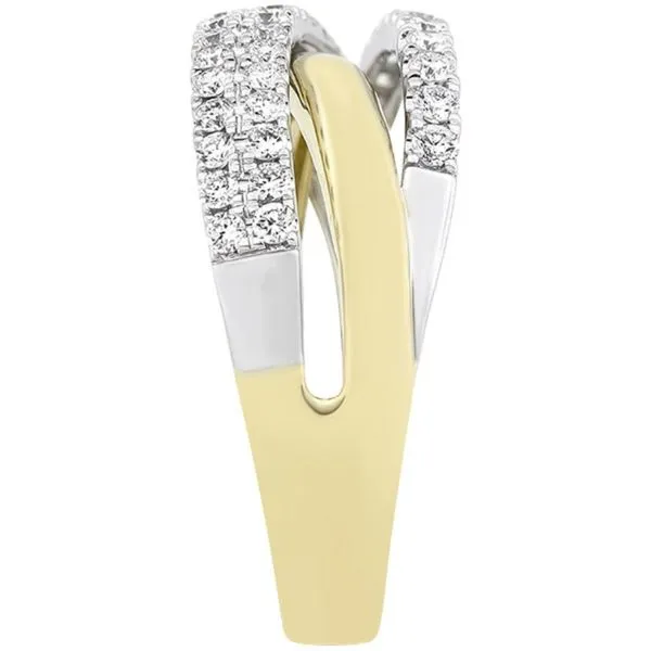 Diamond Bypass Style Ring Image 2 Harris Jeweler Troy, OH