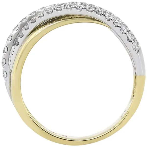 Diamond Bypass Style Ring Image 3 Harris Jeweler Troy, OH
