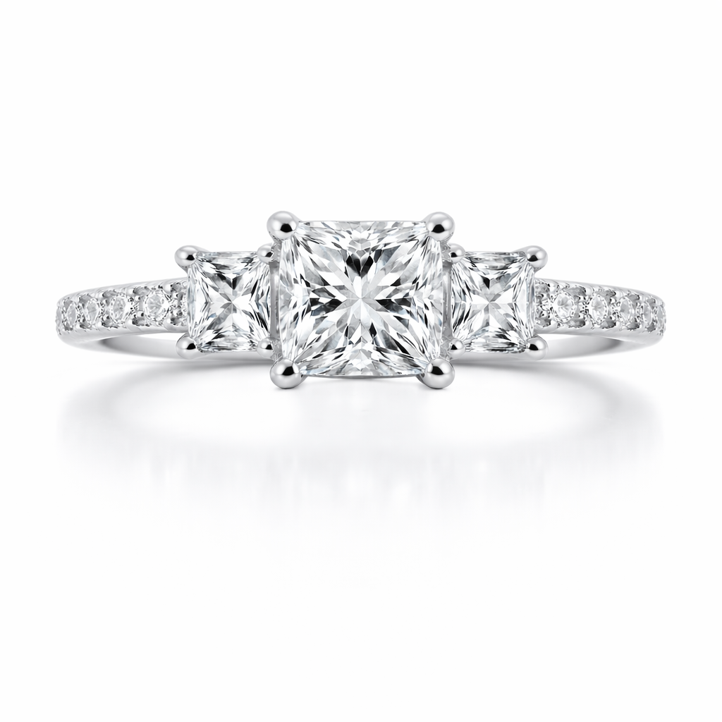 GAB&CO 14K White Gold Semi-Mount Engagement Rings Harris Jeweler Troy, OH