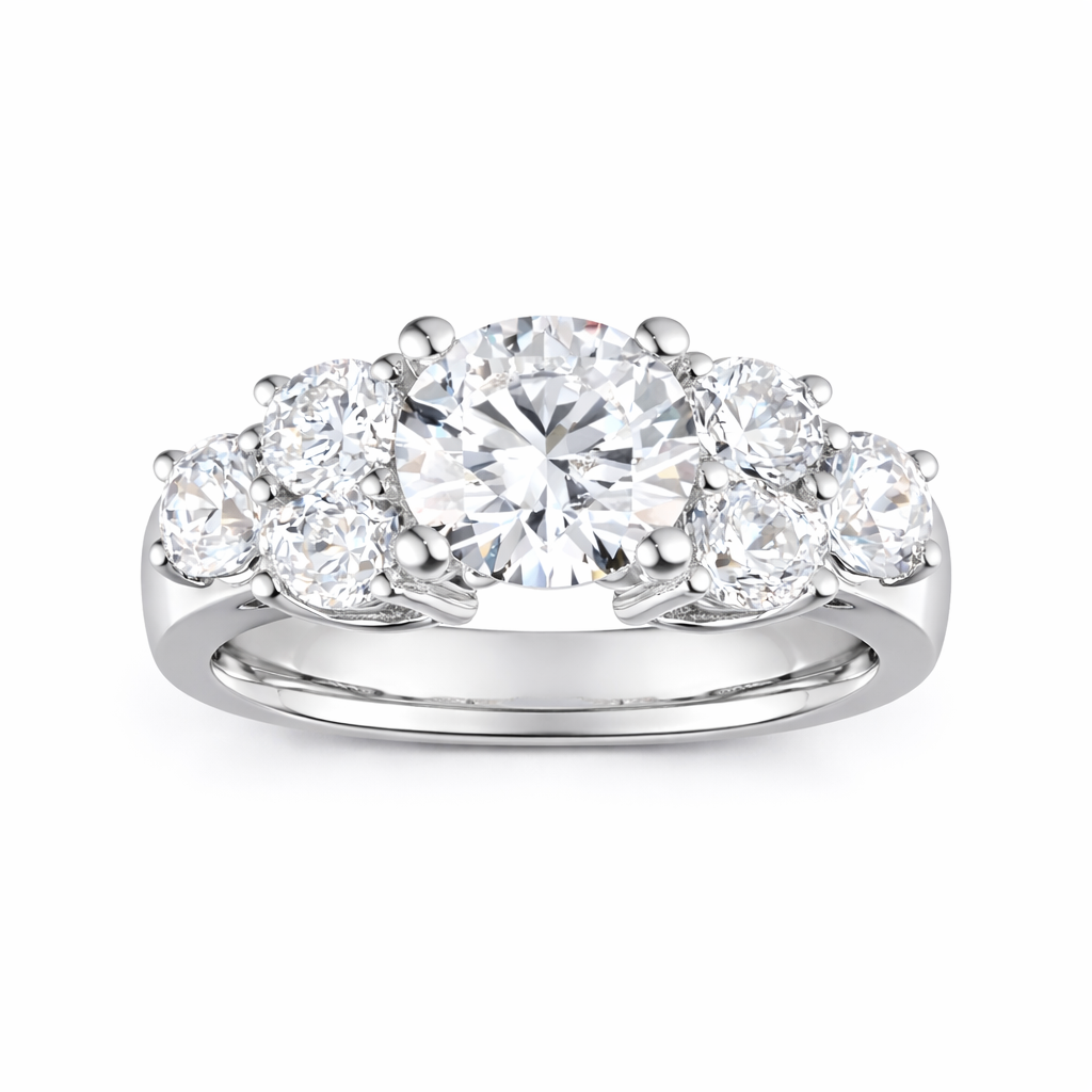 ASB 14K White Gold Semi-Mount Engagement Rings Harris Jeweler Troy, OH