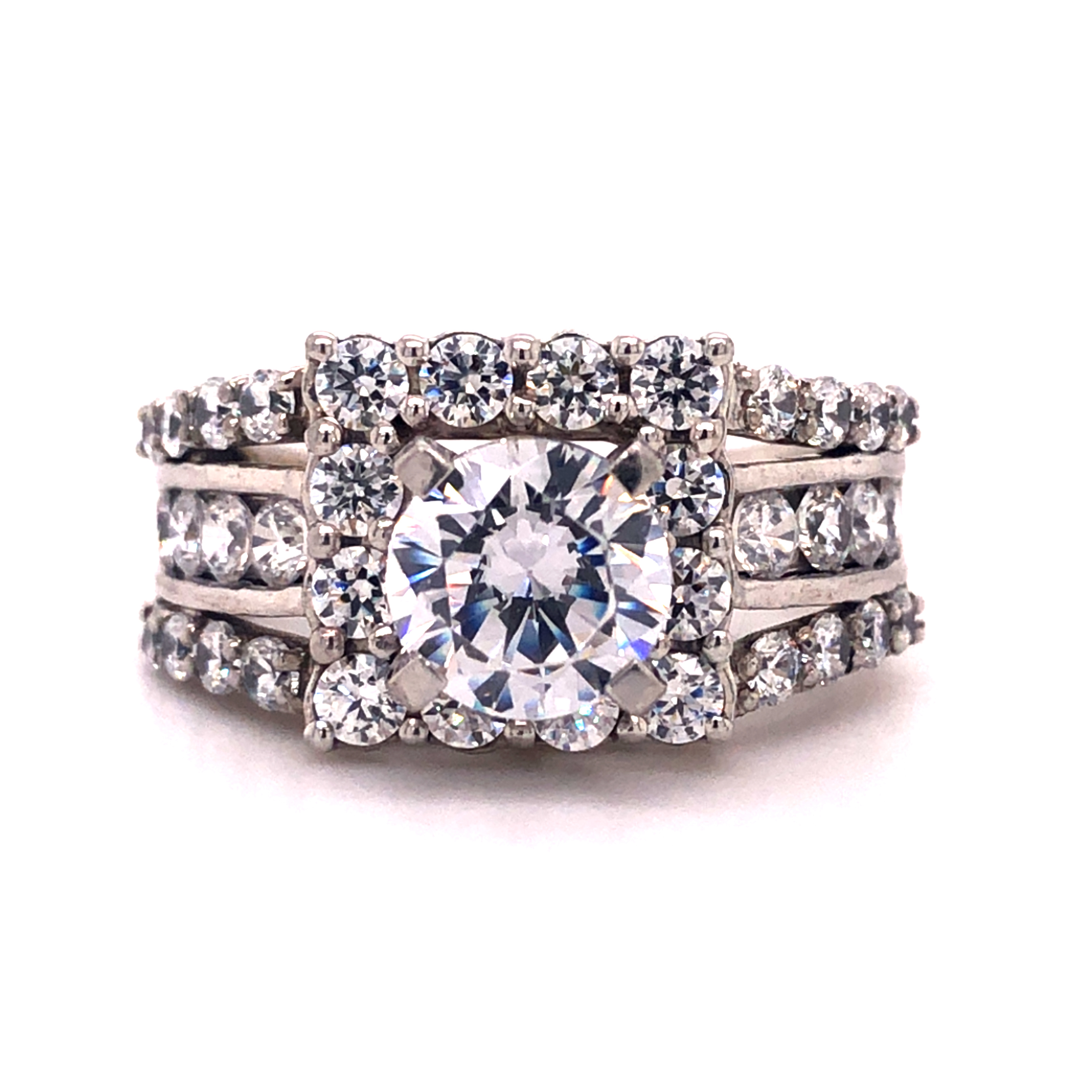 NORTHA 14K White Gold Semi-Mount Engagement Rings Harris Jeweler Troy, OH