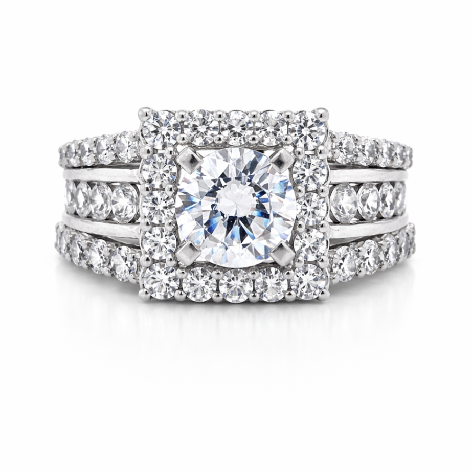 NORTHA 14K White Gold Semi-Mount Engagement Rings Harris Jeweler Troy, OH