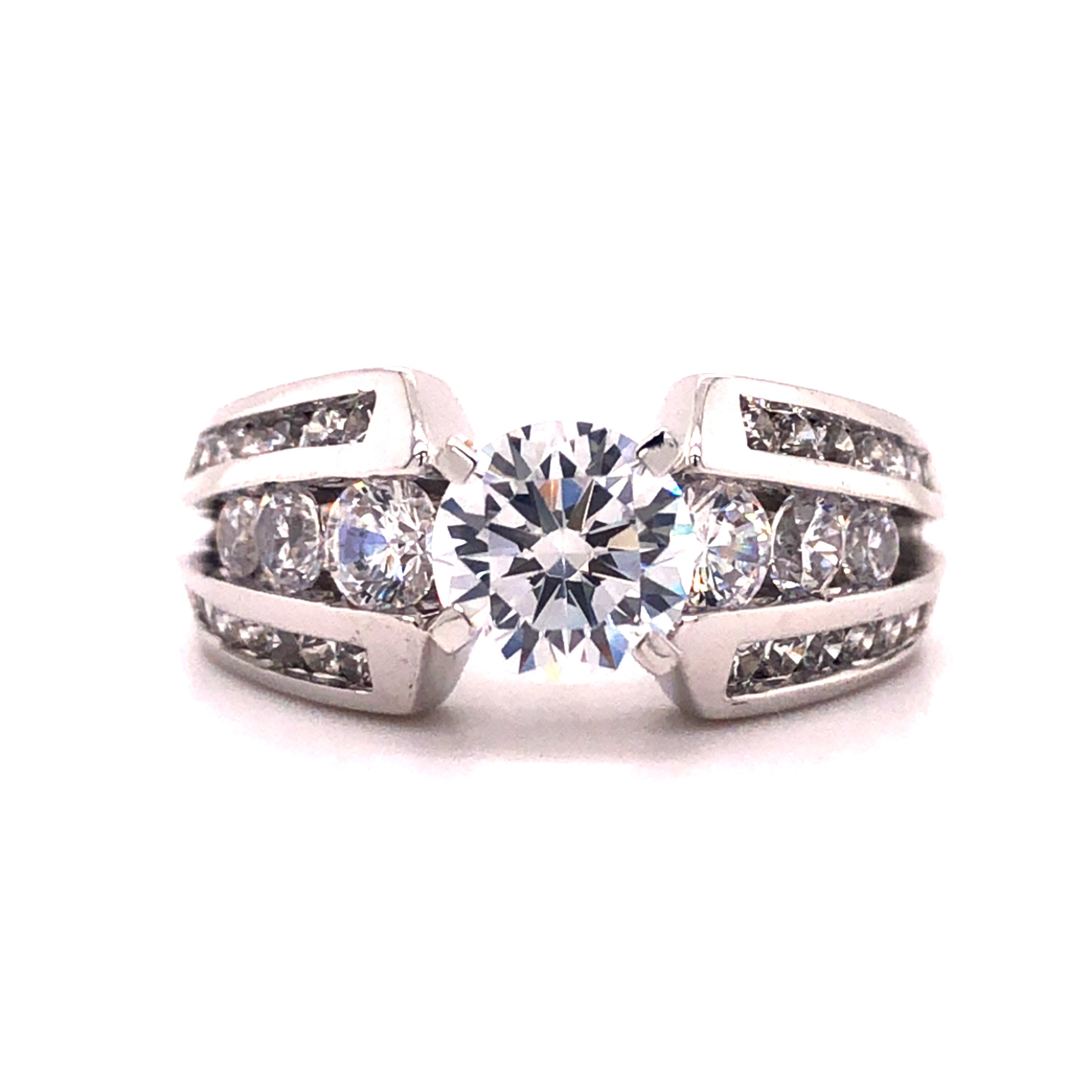 NORTHA 14K White Gold Semi-Mount Engagement Rings Harris Jeweler Troy, OH