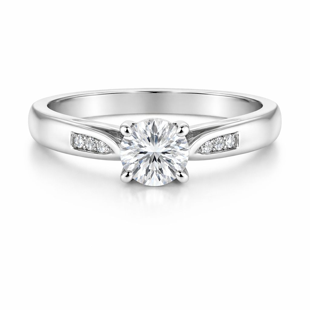 NORTHA 14K White Gold Semi-Mount Engagement Rings Harris Jeweler Troy, OH