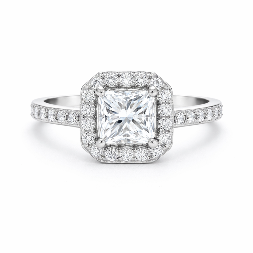 NORTHA 14K White Gold Semi-Mount Engagement Rings Harris Jeweler Troy, OH