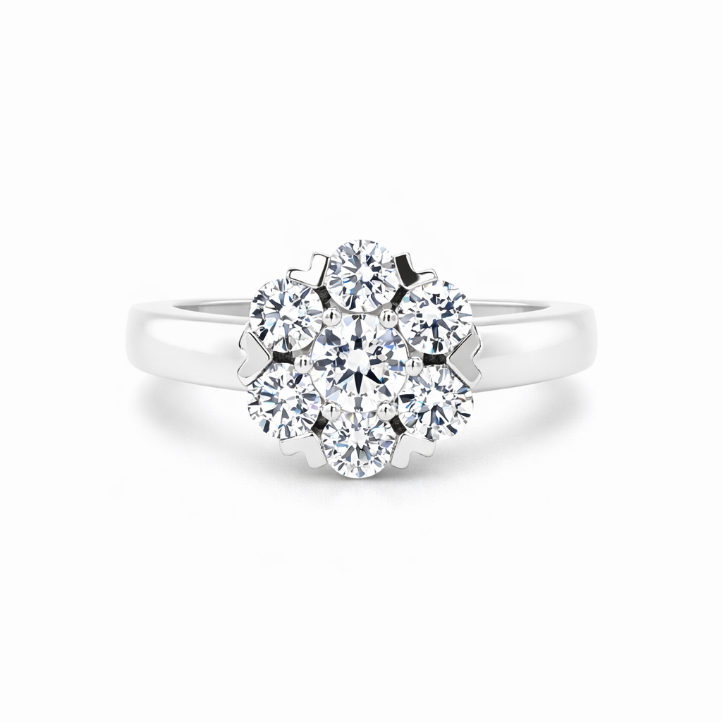 NORTHA 14K White Gold Semi-Mount Engagement Rings Harris Jeweler Troy, OH