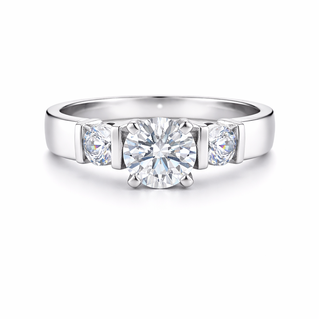 NORTHA 14K White Gold Semi-Mount Engagement Rings Harris Jeweler Troy, OH