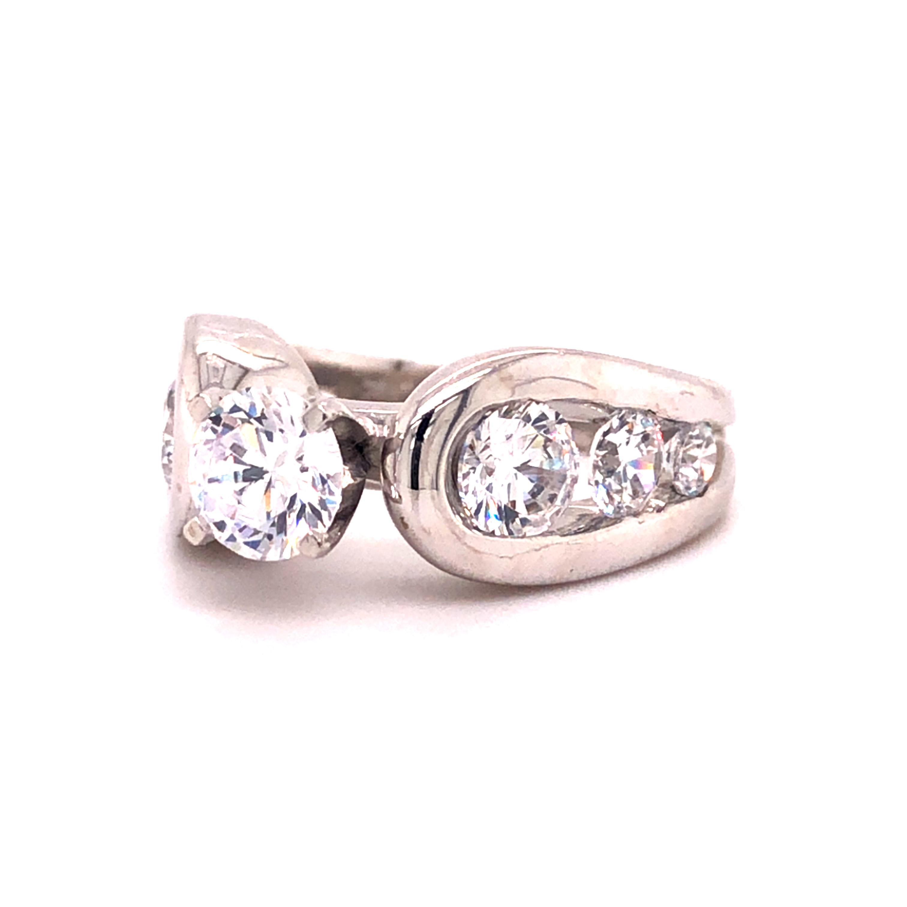 NORTHA 14K White Gold Semi-Mount Engagement Rings Harris Jeweler Troy, OH