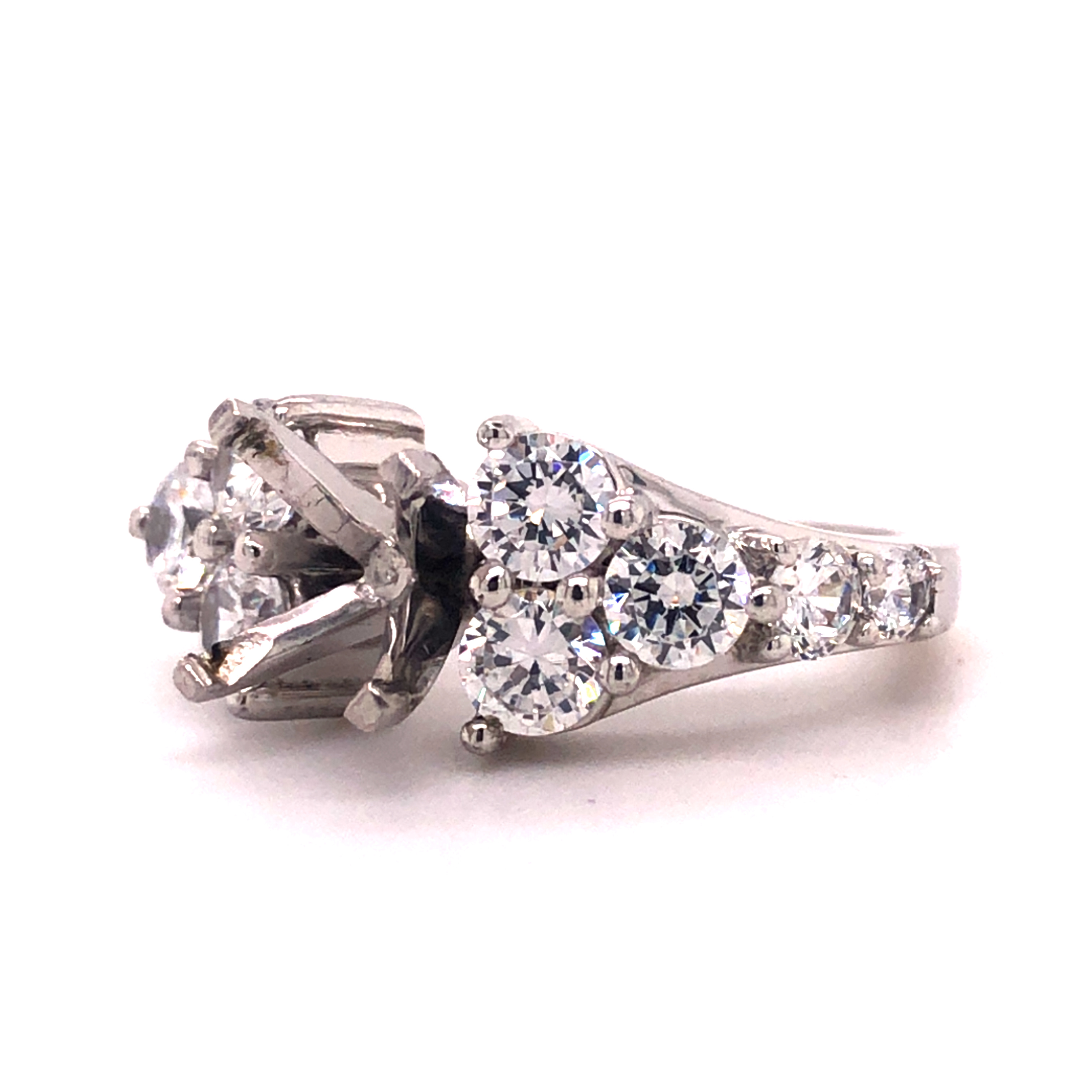 NORTHA 14K White Gold Semi-Mount Engagement Rings Harris Jeweler Troy, OH