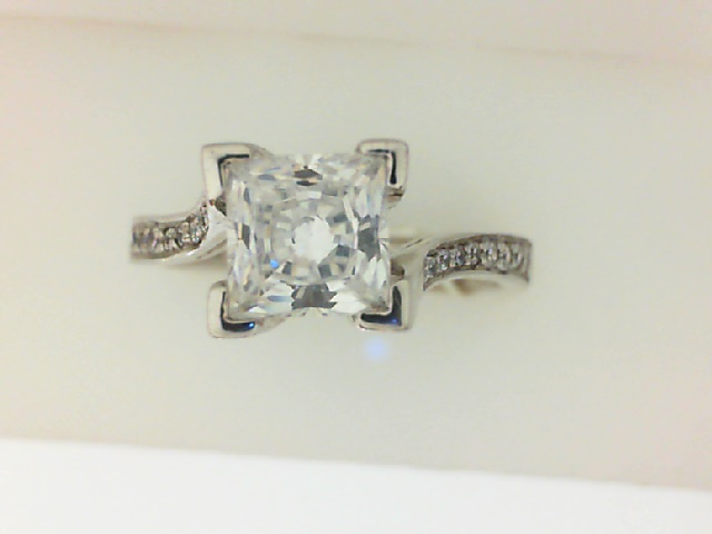 FRANKR 14K White Gold Semi-Mount Engagement Rings Harris Jeweler Troy, OH