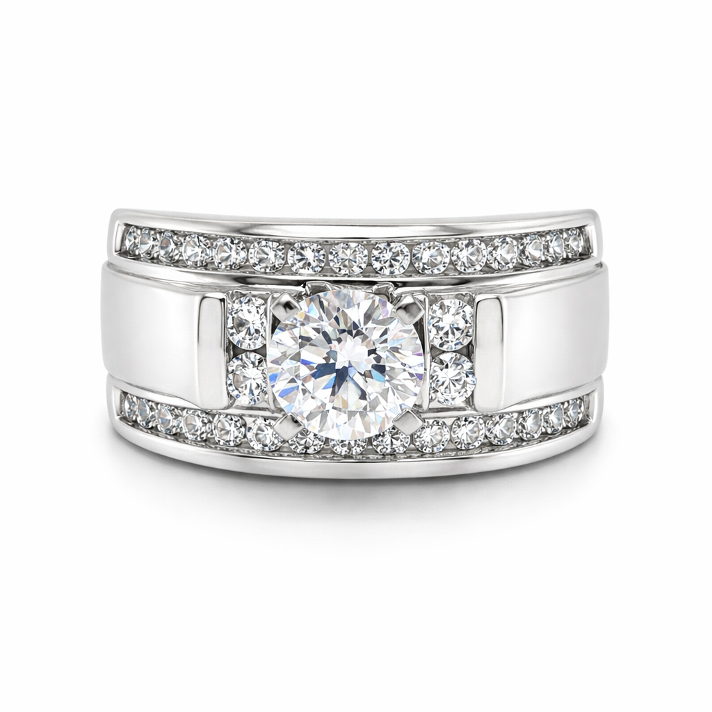 NORTHA 14K White Gold Semi-Mount Engagement Rings Harris Jeweler Troy, OH