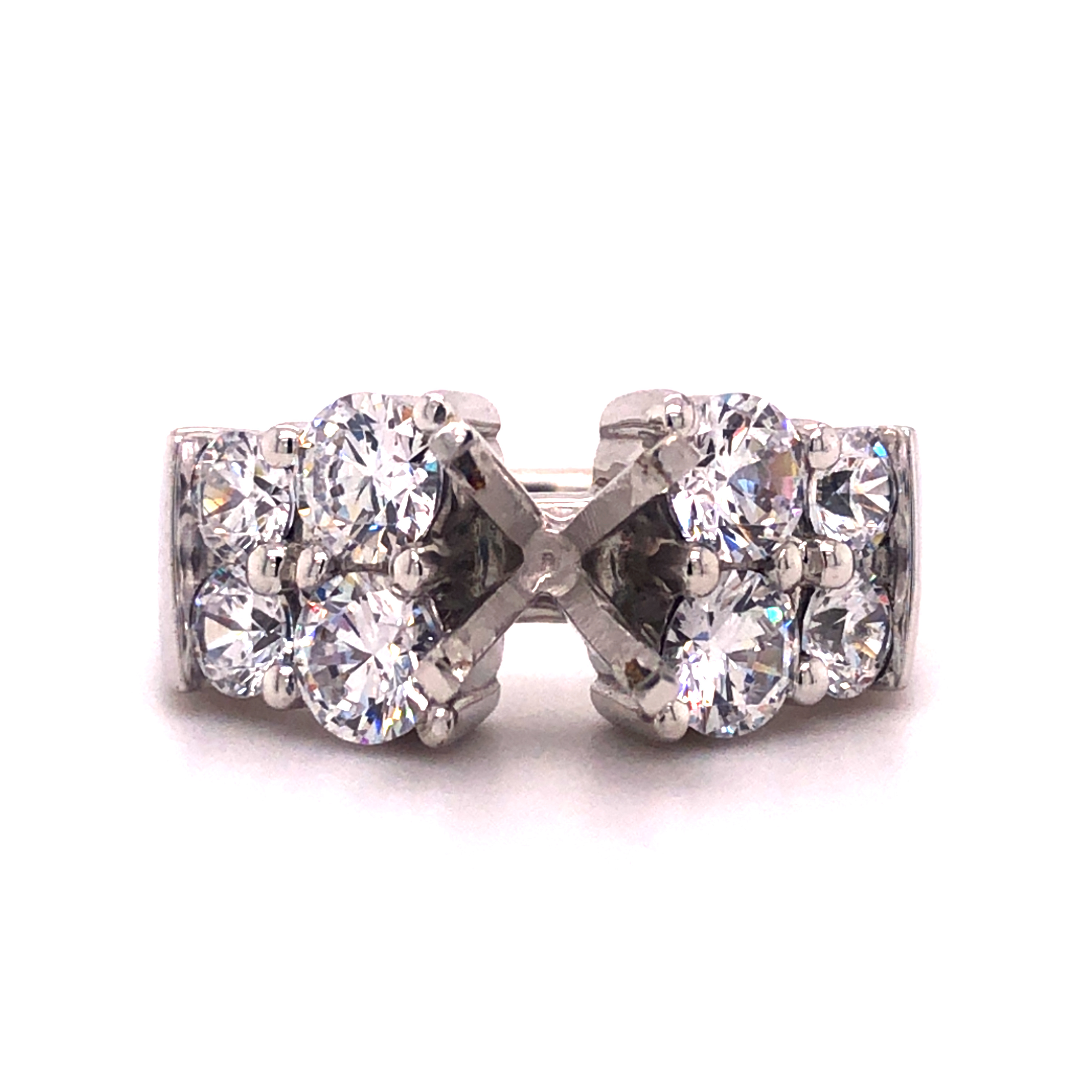 NORTHA 14K White Gold Semi-Mount Engagement Rings Harris Jeweler Troy, OH