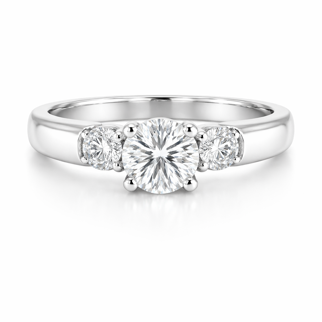 NORTHA 14K White Gold Semi-Mount Engagement Rings Harris Jeweler Troy, OH