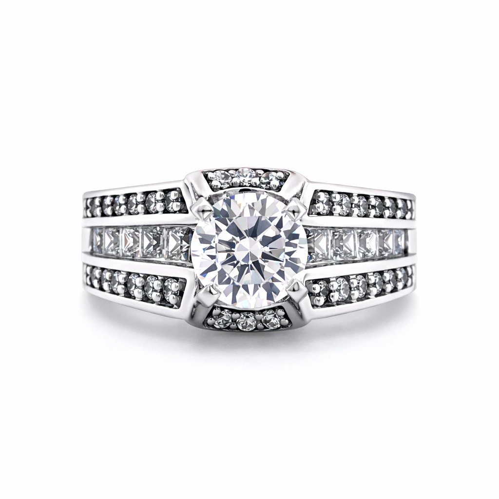 NORTHA 14K White Gold Semi-Mount Engagement Rings Harris Jeweler Troy, OH