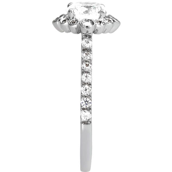 Hal-Style Round Semi-Mount Diamond Engagement Ring Image 2 Harris Jeweler Troy, OH