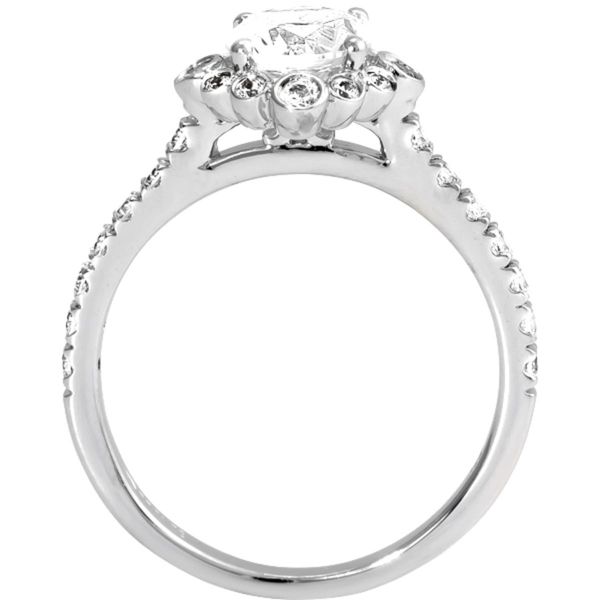 Hal-Style Round Semi-Mount Diamond Engagement Ring Image 3 Harris Jeweler Troy, OH