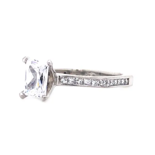 Platinum BMor Semi-Mount Engagement Ring Harris Jeweler Troy, OH