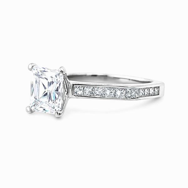 Platinum BMor Semi-Mount Engagement Ring Harris Jeweler Troy, OH