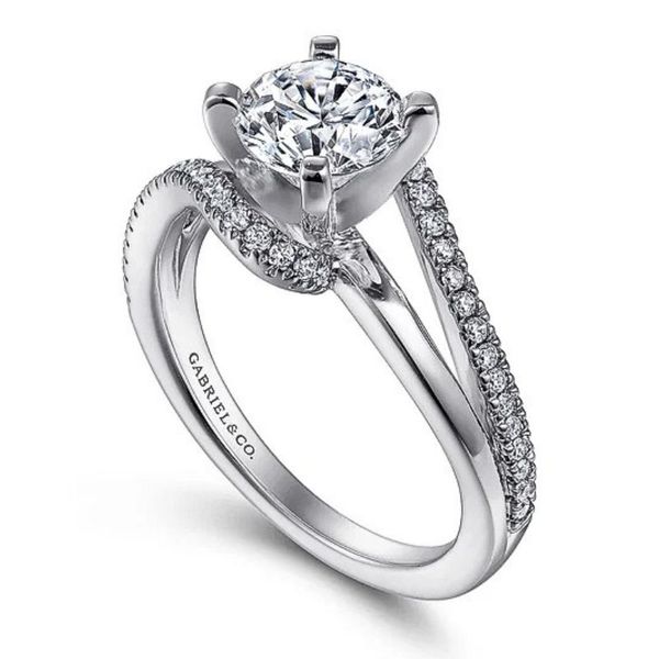 Bypass Style Engagement Ring Semi-Mount Image 2 Harris Jeweler Troy, OH