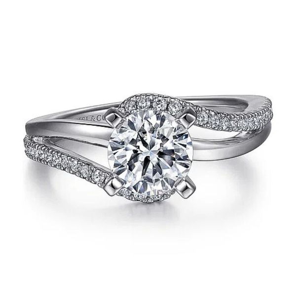 Bypass Style Engagement Ring Semi-Mount Harris Jeweler Troy, OH