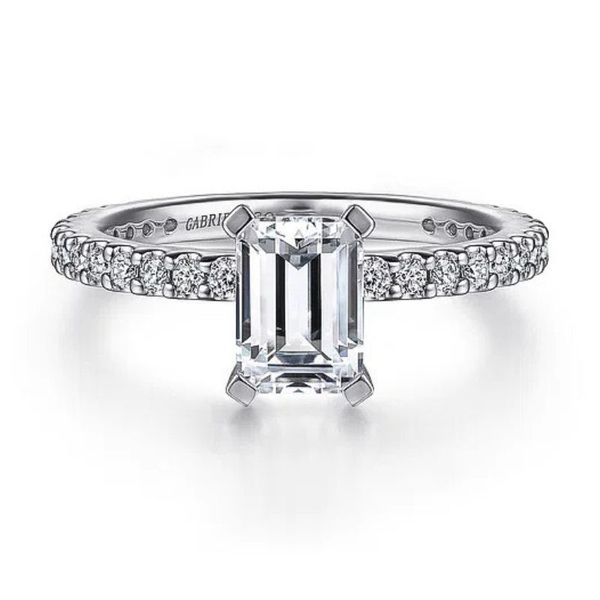Radiant Cut Diamond Engagement Ring Semi-Mount Harris Jeweler Troy, OH