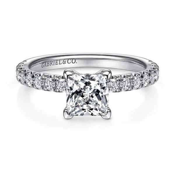 Princess Cut Diamond Engagement Ring Semi-Mount Harris Jeweler Troy, OH