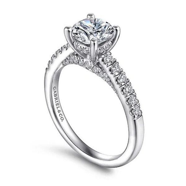 Round Diamond Engagement Ring Semi-Mount Image 2 Harris Jeweler Troy, OH