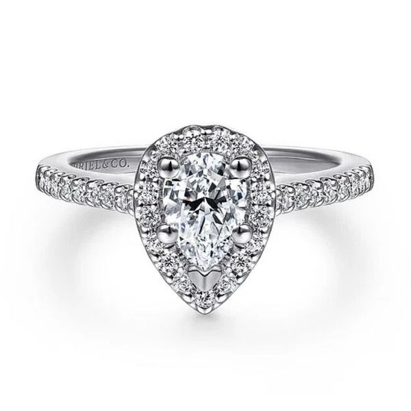 Pear Shape Diamond Engagement Ring Semi-Mount Harris Jeweler Troy, OH