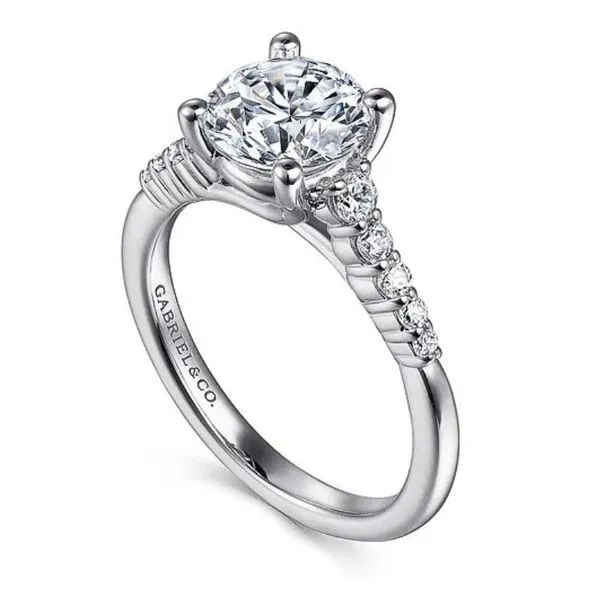 Round Diamond Engagement Ring Semi-Mount Image 2 Harris Jeweler Troy, OH