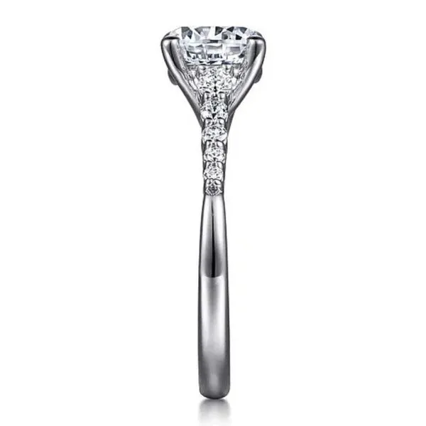 Round Diamond Engagement Ring Semi-Mount Image 3 Harris Jeweler Troy, OH