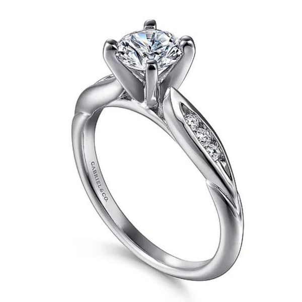 Round Diamond Engagement Ring Semi-Mount Image 2 Harris Jeweler Troy, OH