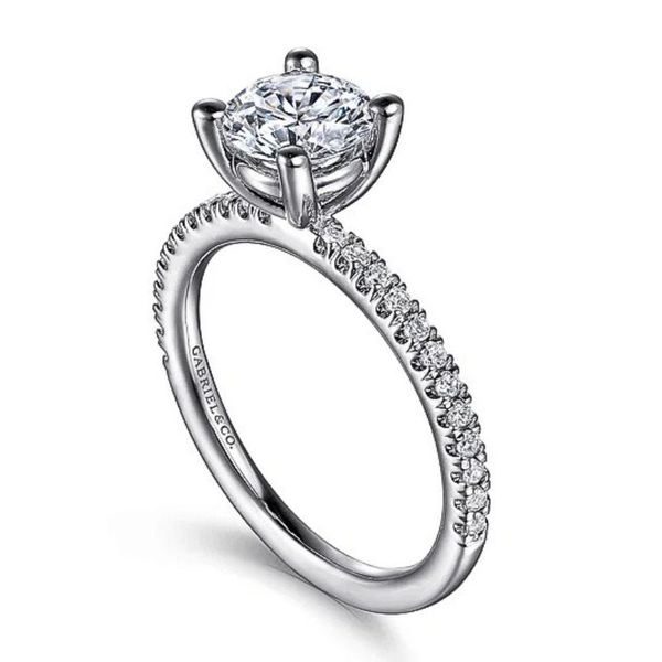 Round Diamond Engagement Ring Semi-Mount Image 2 Harris Jeweler Troy, OH