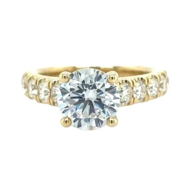 Diamond Round Semi-Mount Engagement Ring Harris Jeweler Troy, OH