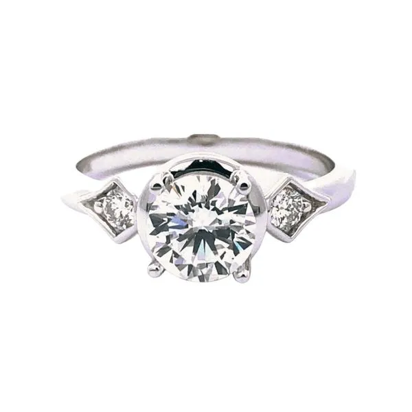 Round Diamond Semi-Mount Engagement Ring Harris Jeweler Troy, OH
