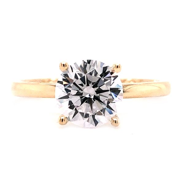 A.Jaffe Peek-A-Boo Diamond Bezel Solitaire Engagement Ring MES057/121 —  Cirelli Jewelers