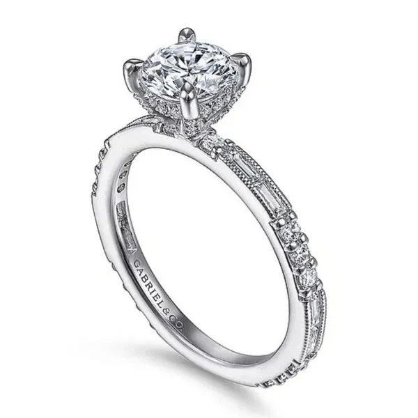 Diamond Semi-Mount Engagement Ring Image 2 Harris Jeweler Troy, OH