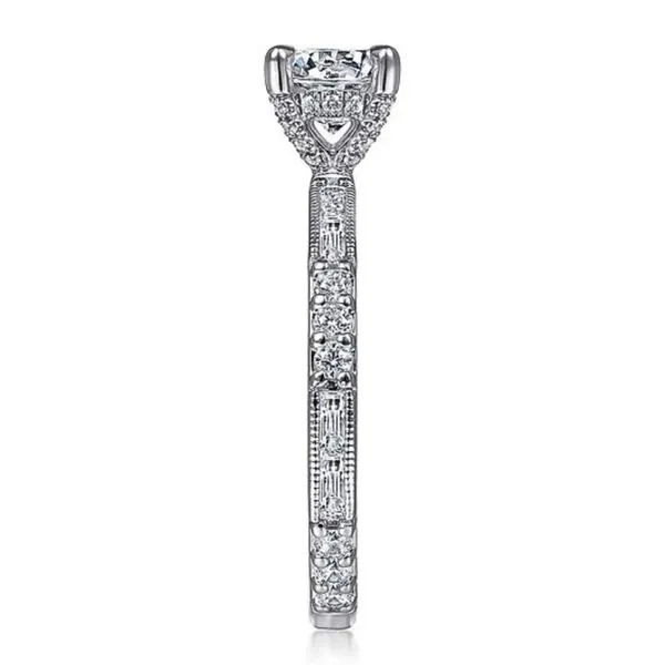 Diamond Semi-Mount Engagement Ring Image 3 Harris Jeweler Troy, OH