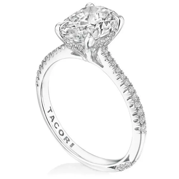 Tacori Founders French Pave Diamond Semi-Mount Engagement Ring Image 2 Harris Jeweler Troy, OH