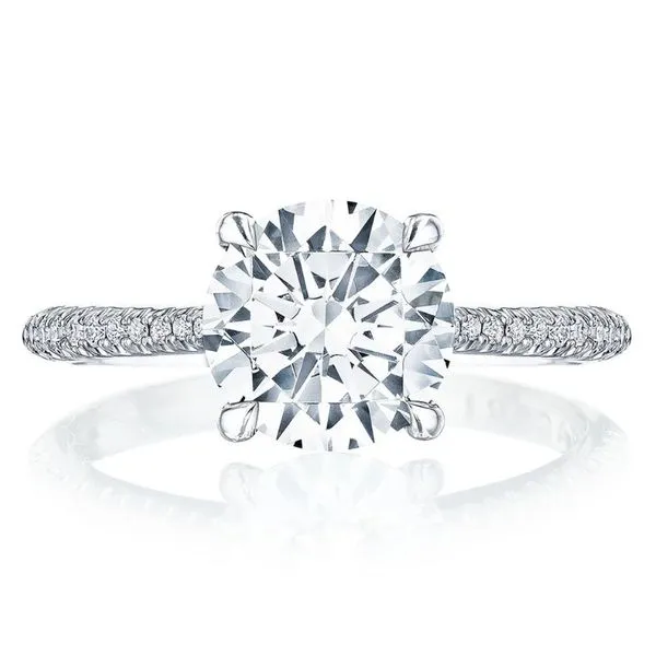 Tacori Founders French Pave Semi-Mount Engagement Ring Harris Jeweler Troy, OH