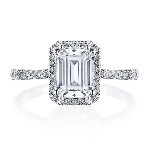 Tacori Simply Halo Diamond Semi-Mount Engagement Ring Harris Jeweler Troy, OH