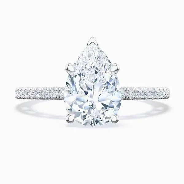 Tacori Lunetta Crescent Diamond Semi-Mount Engagement Ring Harris Jeweler Troy, OH