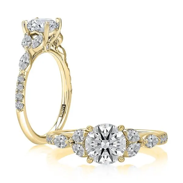 A.Jaffe Diamond Semi-Mount Engagement Ring Harris Jeweler Troy, OH
