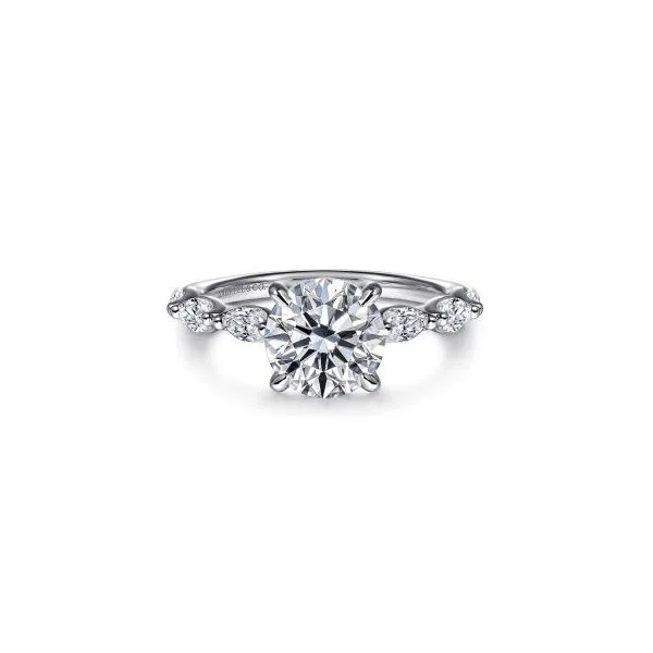 Gabriel & Co Diamond Semi-Mount Engagement Ring Harris Jeweler Troy, OH