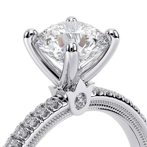 Verragio Traditions Collection Diamond Semi-Mount Engagement Ring Image 3 Harris Jeweler Troy, OH