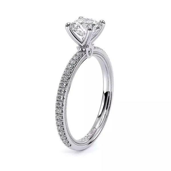 Verragio Traditions Collection Diamond Semi-Mount Engagement Ring Image 2 Harris Jeweler Troy, OH